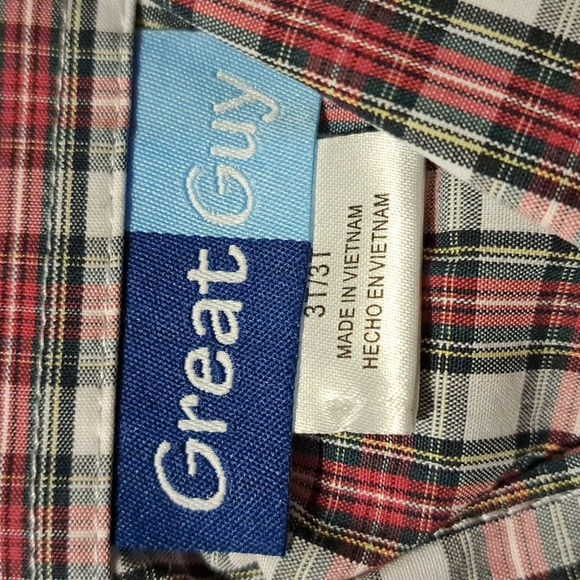 Great Guy boys size 3T sweater vest and plaid button up shirt, NWOT - Picture 6 of 7